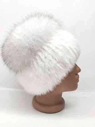 Шапка хутряна жіноча кубанка Rex Венера Білий Харків