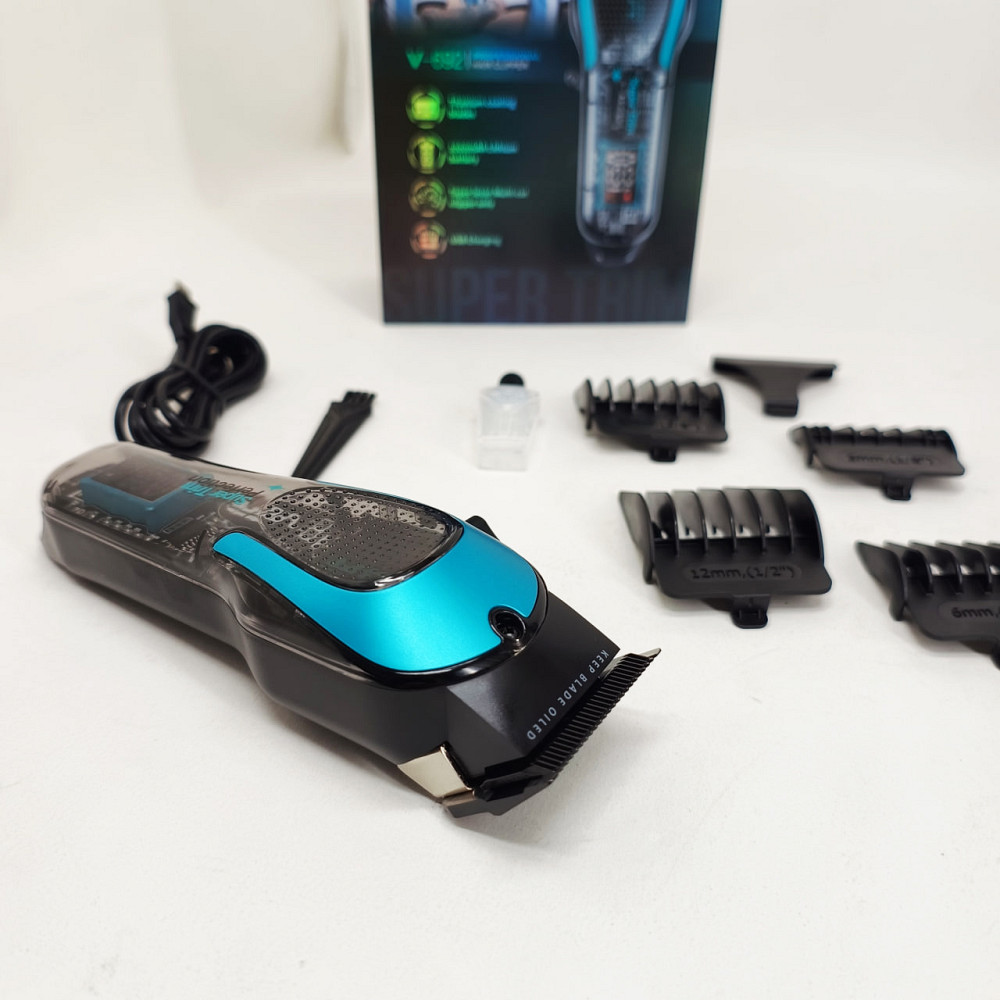 Малошумная машинка для стрижки волос, Машинка для стрижки на аккумуляторе Набор с зарядкой LA-95 Львов - изображение 10