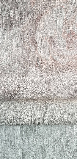 Шпалери метрові вініл на флізеліні A.S.Creation Flowers Symphony квіти півонії великі рожеві на беж 79070-2 Київ - фото 4