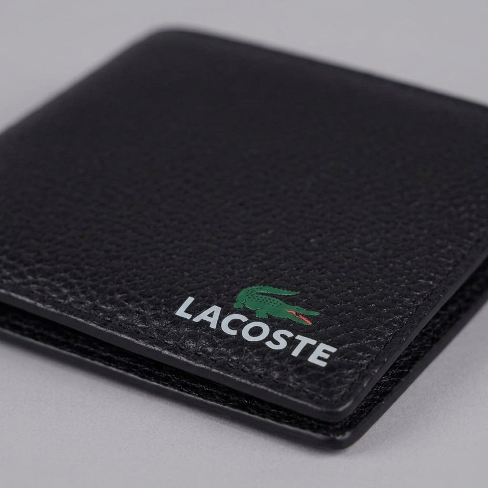 Мужской брендовый кожаный кошелек Lacoste (1723-1) Киев - изображение 8