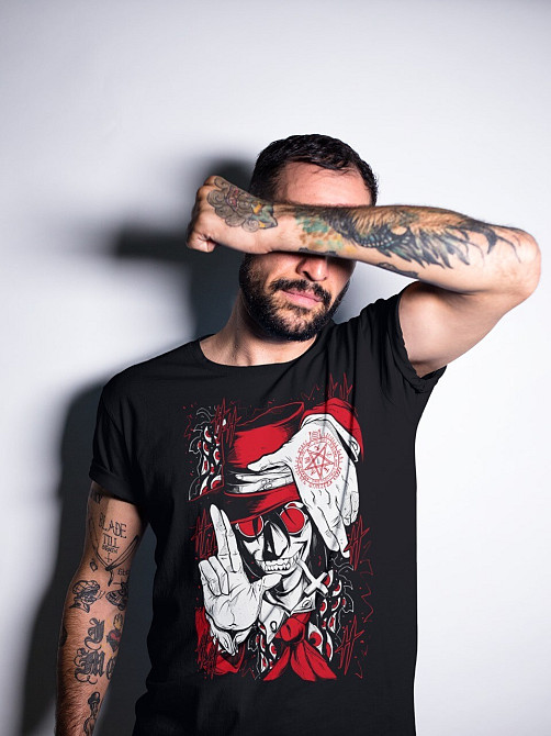 Футболка мужская аниме Ултимате Вампире Нев Аниме оверсайз (S/M/L) Черний AnimeJ0499 Днепр - изображение 3