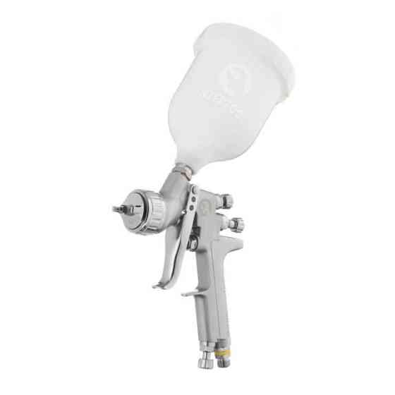 Фарбопульт пневматичний LVMP, професійний, форсунка: 1,4 мм, верхній пластиковий бачок: 600 мл, 2 бар, STORM INTERTOOL PT-0115 Київ