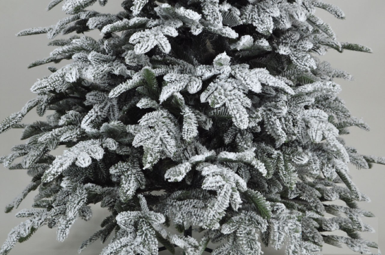 Литая Бельгийская елка с густой хвоей (Заснеженная) 1.6м Винница