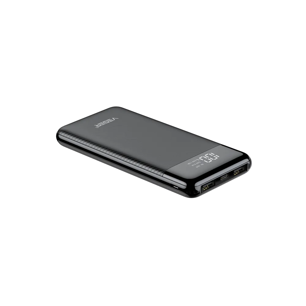 Павербанк 10000 mAh VEGER VG-W1087 быстрая зарядка черный power bank повербанк Одесса - изображение 14