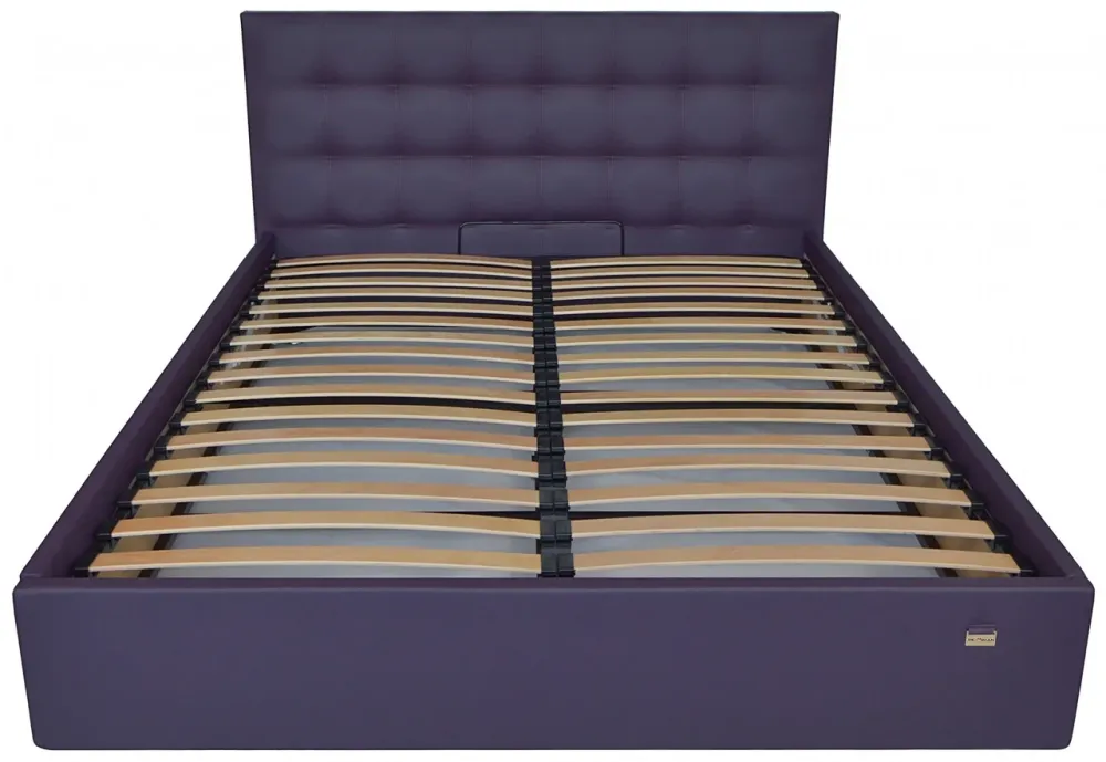 Кровать Двуспальная Chester New Comfort 180 х 190 см Madrit -0965 С подъемным механизмом и нишей для белья Фиолетовый Киев - изображение 2