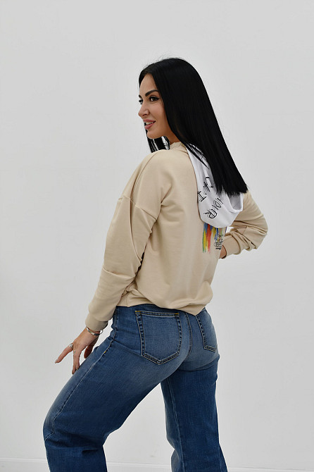 Женская кофта-худи из двунитки Lenox Киев - изображение 4