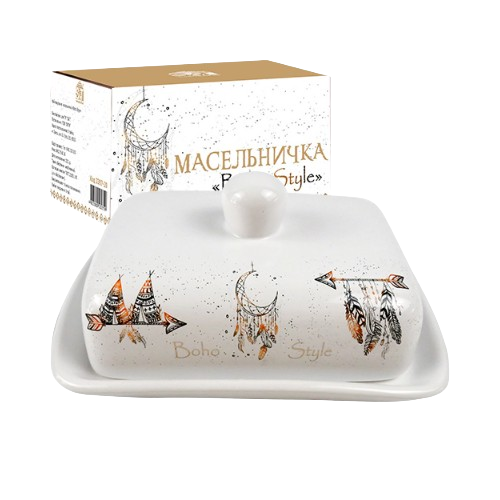 Маслянка Boho style 17см*12,5см/h9см 3397-20 S&T Житомир - изображение 1