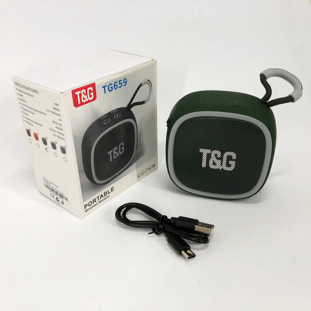 Портативна акустична bluetooth колонка TG659, Bluetooth колонка з зарядкою від usb TJ-88 Львів - фото 12
