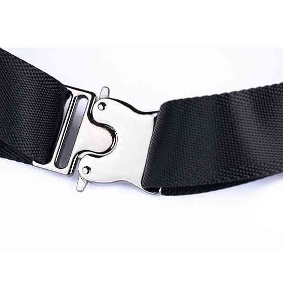 Поясна сумка з натуральної шкіри Чорна (Vintage) Київ