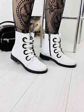 Mioli Жіночі черевики MIOLI білі натуральна шкіра висота 14см розмір 37р.38р.39р. (3148) Коломыя
