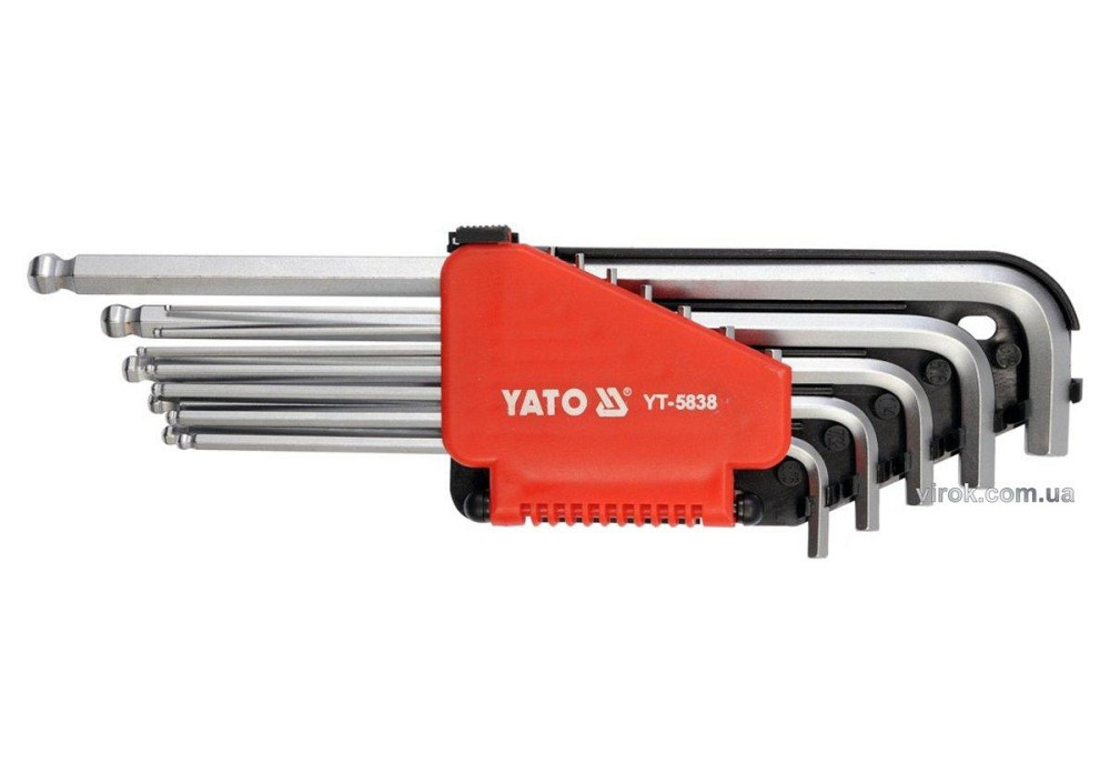 Шестигранники дюймові YATO з шаром подовжені Набір 12шт. [6/36] Одесса - изображение 1