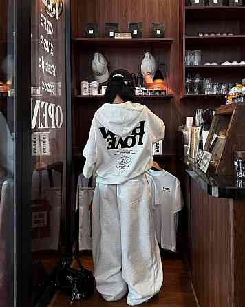 Женский теплый оверсайз костюм двойка Трехнитка на флисе Меланж Одесса