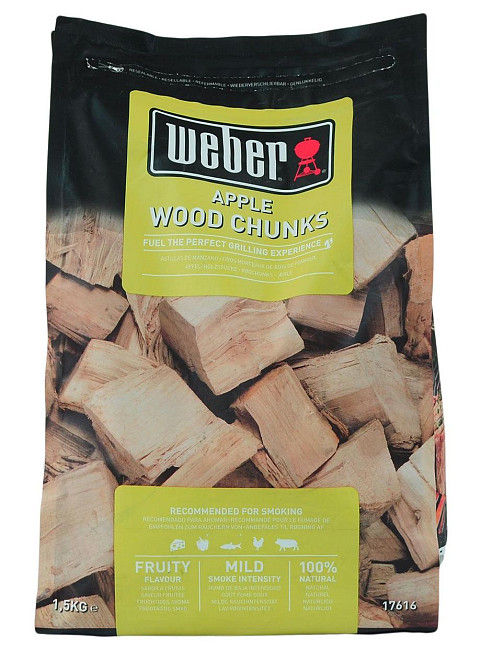 Бруски для копчення яблуко 1,5кг Weber (17616) Код: 010809 Рівне - фото 1