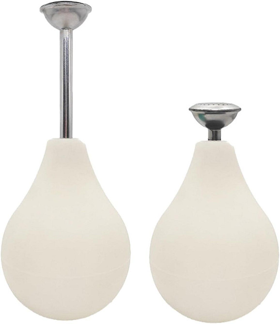 Кулька-розпилювач Brauser 224 мл біла діаметр 79 мм знімна сталева голівка для вологого валяння інструмент для валяння знімний Київ - фото 4