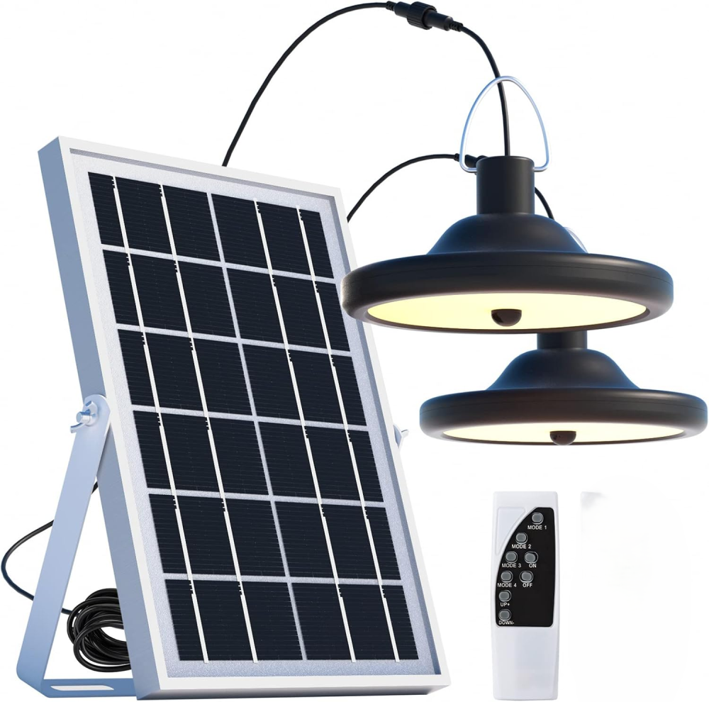 Світлодіодні підвісні світильники на сонячній батареї з пультом JACKYLED 24594 Луцьк - фото 2