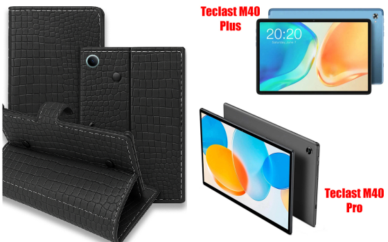 Книга-трансформер для планшета Teclast M40 Plus, M40 Pro, цвет Black Krokodil Black Киев