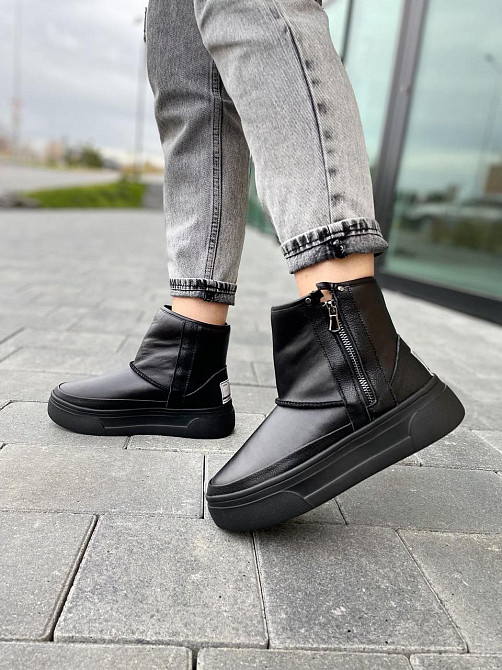 Marko Угги жіночі DE MARKO чорні натуральна шкіра зима 38р.39р. (4850) Коломия - фото 4