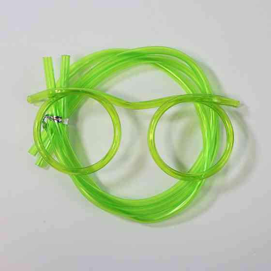 Окуляри трубочка дитячі для пиття one size зелений Київ