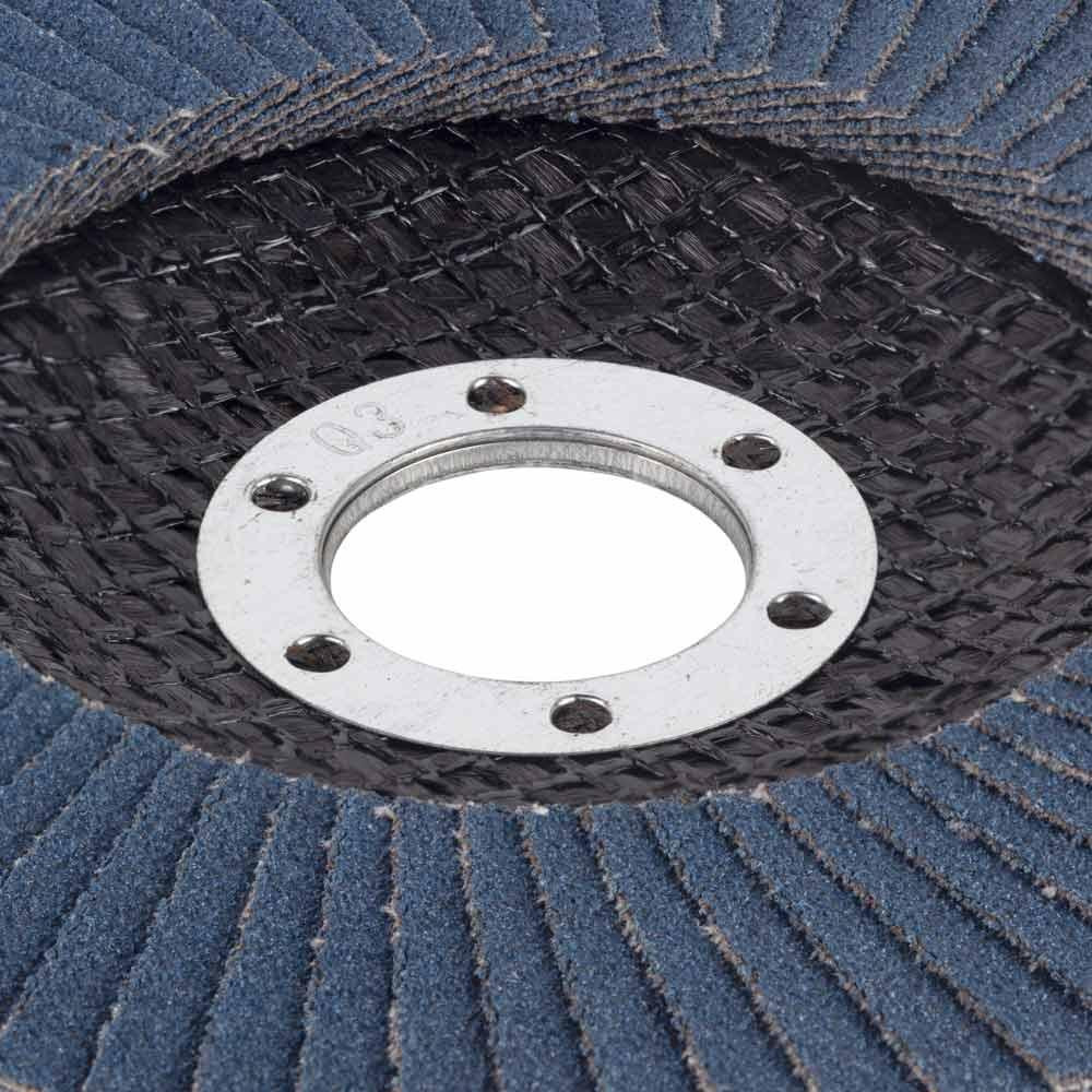 Круг лепестковый торцевой Т27 (прямой) ZA Ø125мм P100 SIGMA (9173051) Ровно - изображение 6