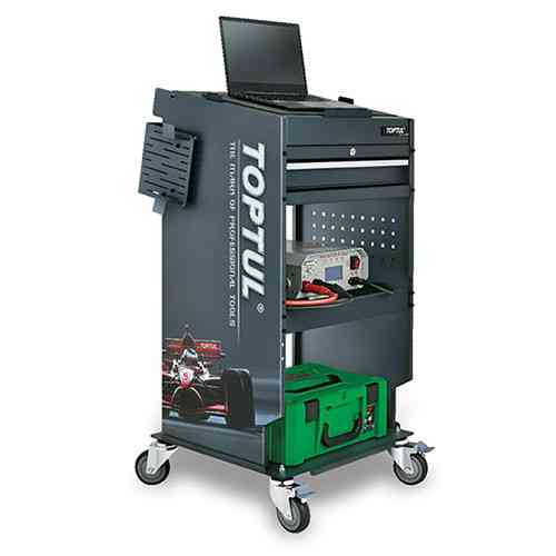 Візок автодіагноста 1 секція, 2 відкриті полиці TOPTUL TCMD0103 Одеса