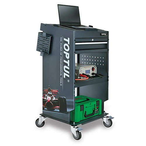 Візок автодіагноста 1 секція, 2 відкриті полиці TOPTUL TCMD0103 Одеса - фото 1