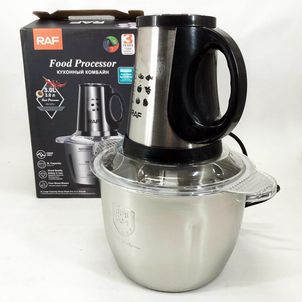 Блендер побутовий електричний RAF R.7032 1000 Вт 3 л, Блендер з чашею для подрібнення RV-21 Івано-Франківськ - фото 3