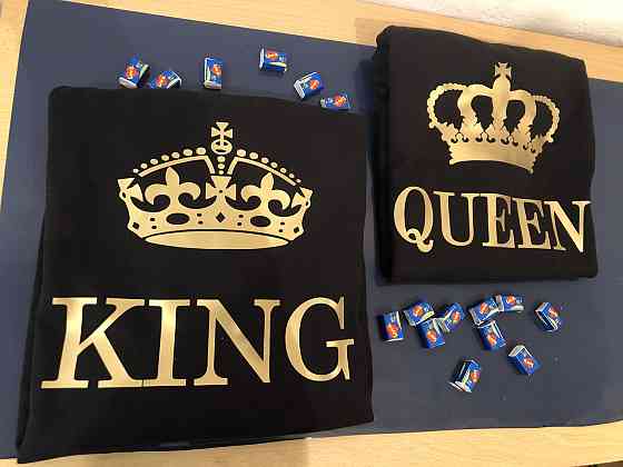 Парні світшоти для хлопця та дівчини — KING/QUEEN Чернівці