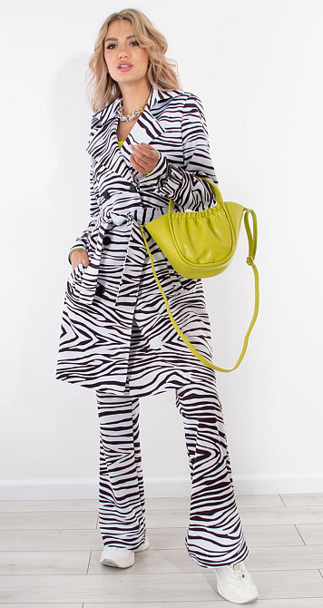 Тренч з принтом (42) Київ - фото 1