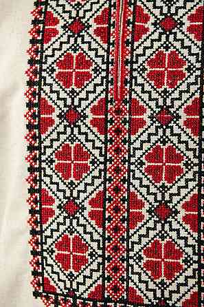 Вышиванка для мальчиков, натуральная, льняная  топ Киев