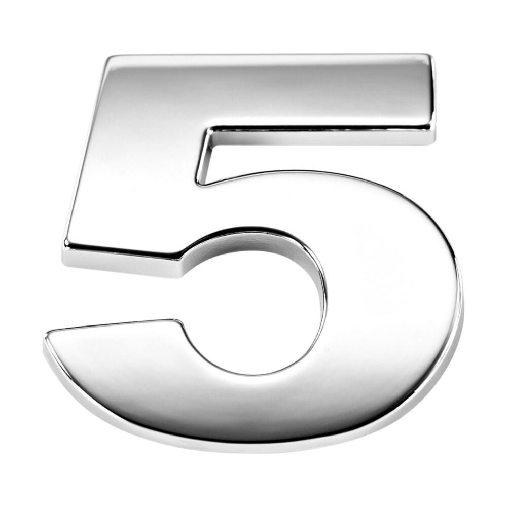 Наклейка 3 см Цифра 5 Київ - фото 1