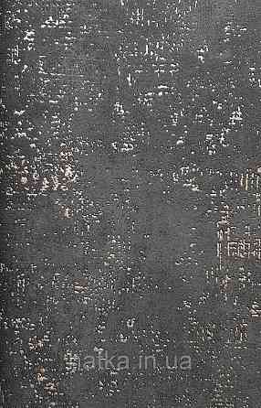 Шпалери вінілові на флізеліні AS creation The Bos 0.53х10 під штукатурку ефект потертості чорні зі сріблом Київ