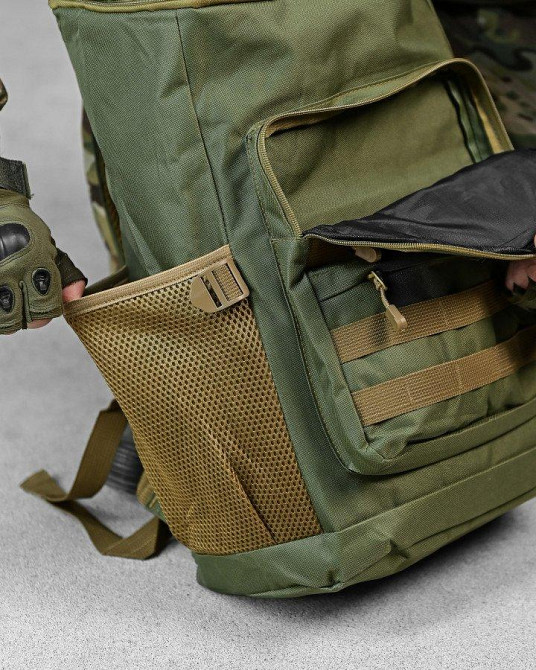 Уристичний рюкзак 60L oliva ДЛ7544 Одеса - фото 8