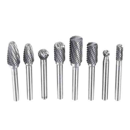 Набір борфрез по металу 8шт, хвостовик 6мм, карбід вольфраму, в кейсі, для шліфування та гравіювання Київ