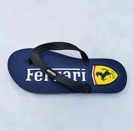 Чоловічі В'єтнамки Капці FERRARI Шльопанці Сині Шльопанці (розміри: 41,42,43,44) Дніпро