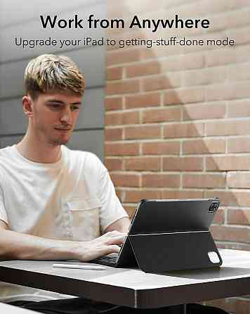 Клавіатурний чохол ESR Ascend Keyboard Case чорний для iPad Pro/Air 11'' сумісний, магнітна знімна клавіатура, підставка Київ