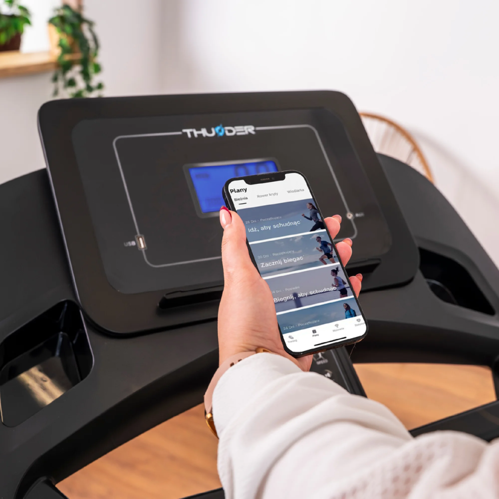 Беговая дорожка электрическая THUNDER PHENOM-S-BLACK Киев - изображение 8