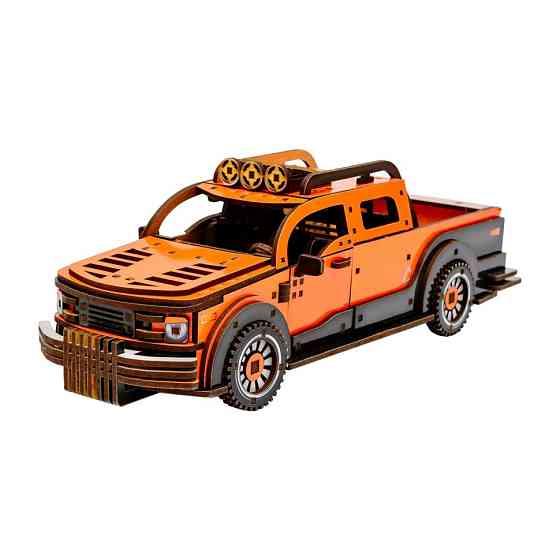 Дерев'яний 3D конструктор "Пікап" Puz-00931, 212 деталей Вінниця