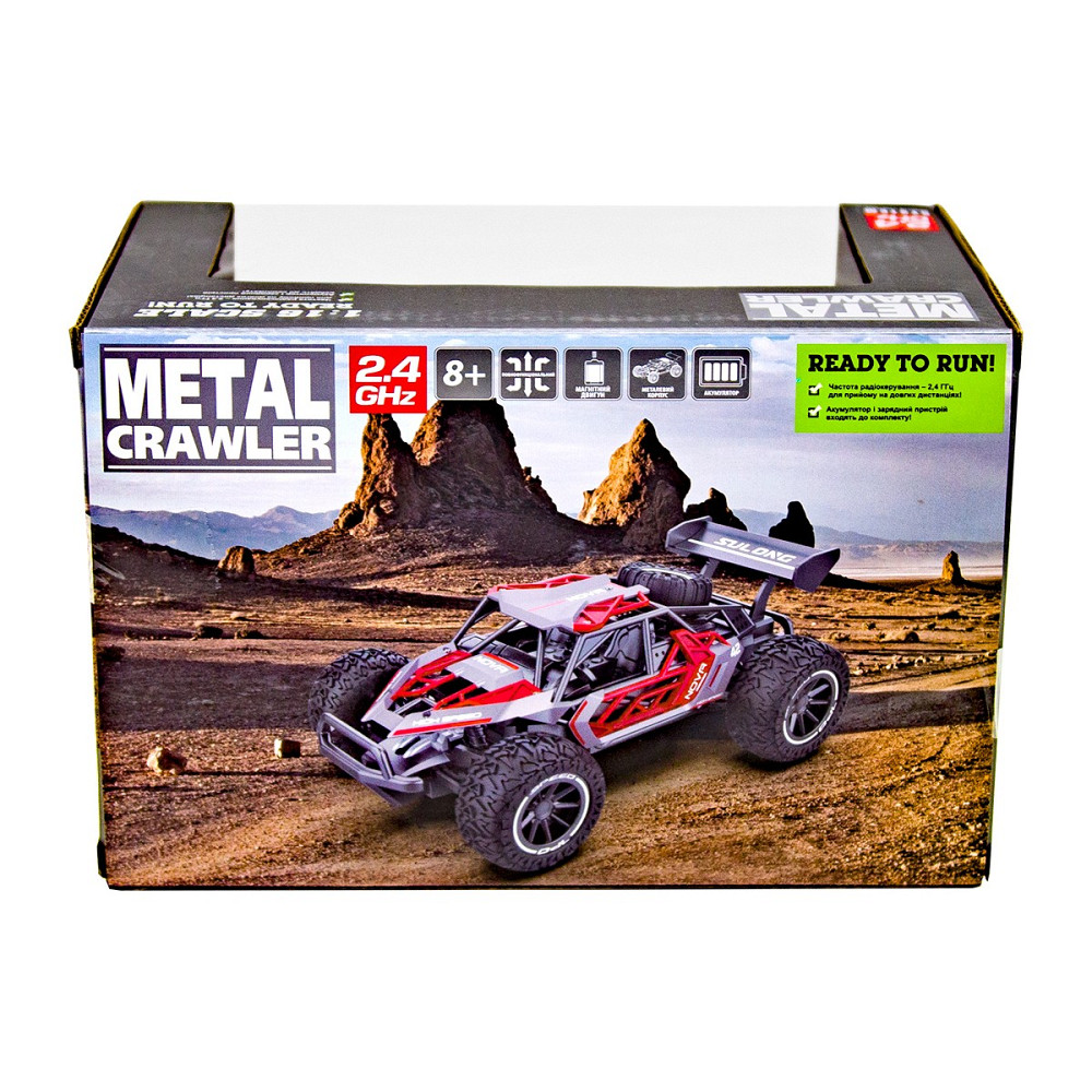 Автомобіль Metal Crawler з р/к – Nova (сіро-червоний, 1:16) Днепр - изображение 13