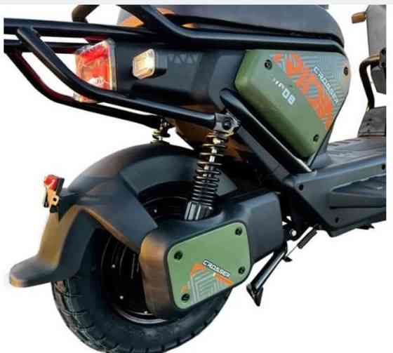 Электроскутер Crosser CR-4 2025 (1200w/24Ан/72V) Графеновые акб - Зеленый. Харьков