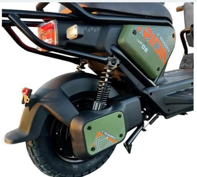 Электроскутер Crosser CR-4 2025 (1200w/24Ан/72V) Графеновые акб - Зеленый. Харьков - изображение 1