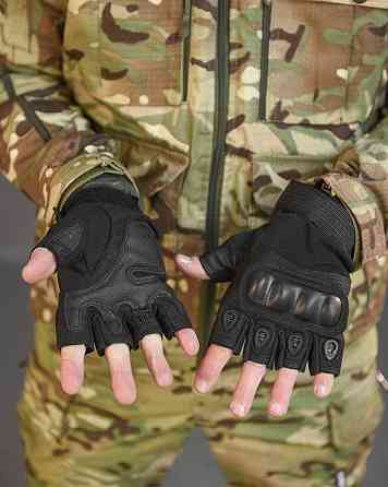 Рукавички тактичні black безпалі ВТ6244 Одесса