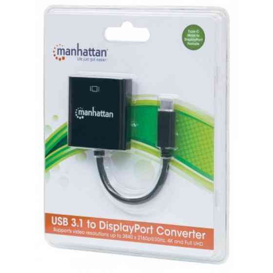 Перехідник USB3.1 Type-C --> DisplayPort (F), Manhattan (152020) Киев