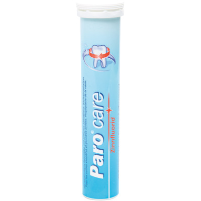 Ополаскиватель для полости рта Paro Swiss paro® care Шипучие таблетки с фторидом олова 20 шт. (7610458026823) Винница - изображение 1