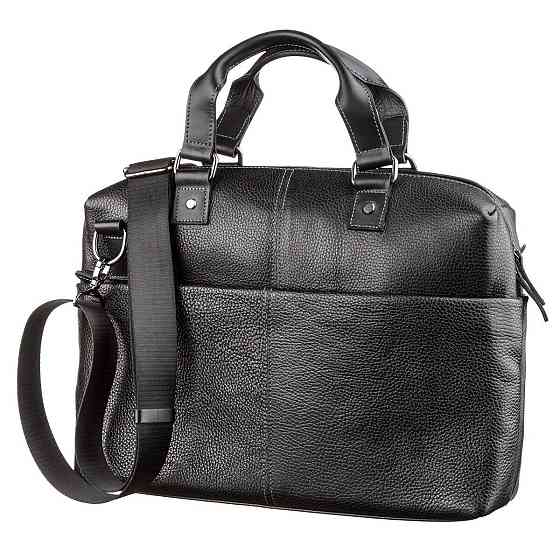Сумка для ноутбука из кожи флотар SHVIGEL 11243 Черная Киев