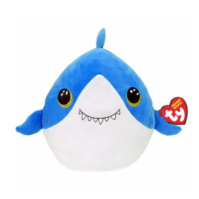 Мягкая игрушка Ty Подушка Squish-a-boos Акула Finsley 40 см (39366) Винница - изображение 1