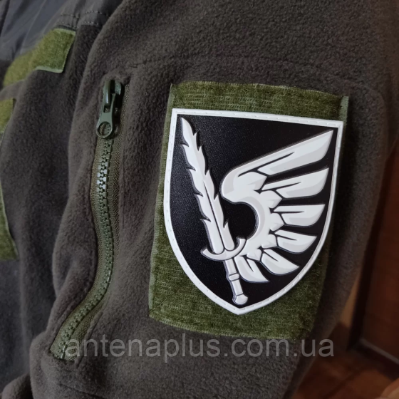 ЗСУ 79 ОДШБр чорно-білий шеврон / патч Київ