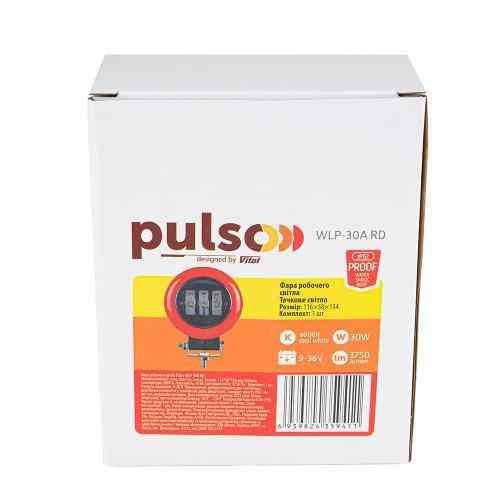 Фара рабочего света WLP-30A RD SPOT с 3 LED по 10W, 9-36V, 30W, 6000K, компактный размер 116x58x134 мм Харьков