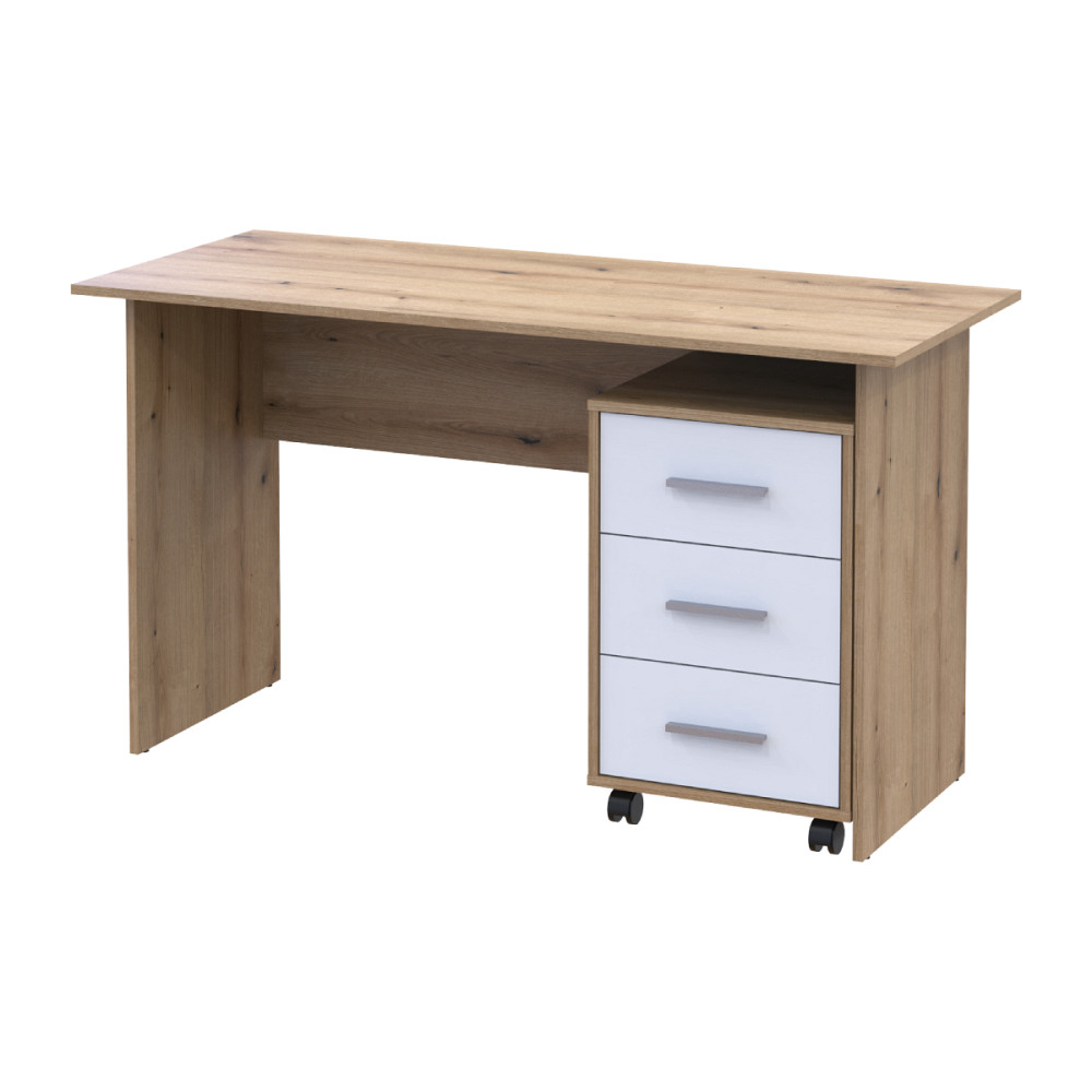 Офисный стол Doros Т3 120х68х78 см Дуб евок/Белый (DRS-011445) Львов - изображение 3