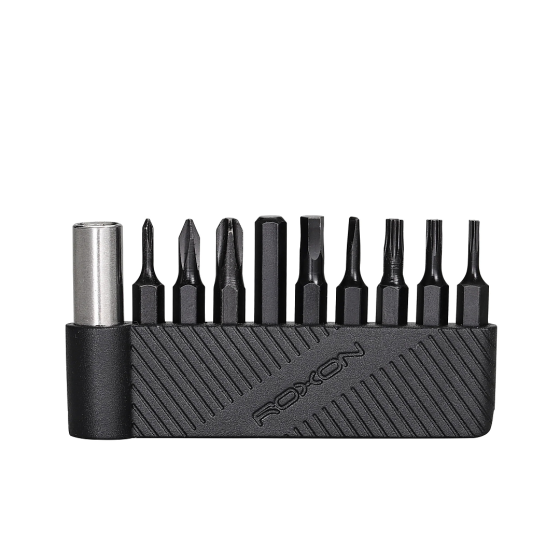 Набор сменных бит (насадок) Roxon 9 шт Ровно