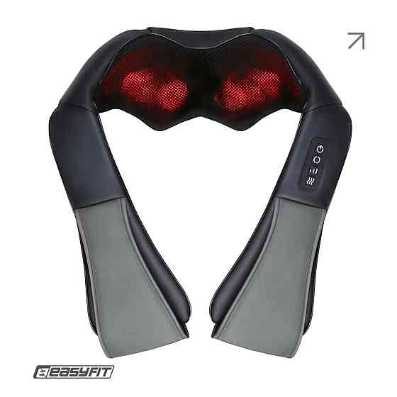 Масажер для шиї EasyFit Shiatsu (роликовий шиацу-масаж плечей і тіла) Коломия